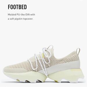 Sorel Cream and White Women's Sneakers